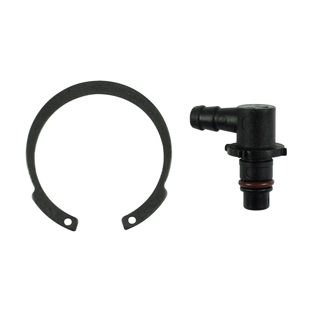 KOHLER 90 degree fuel fitting for CH18-20 and CH1000 engines, SKU KOH2529411-S, showing elbow shaped metal fitting