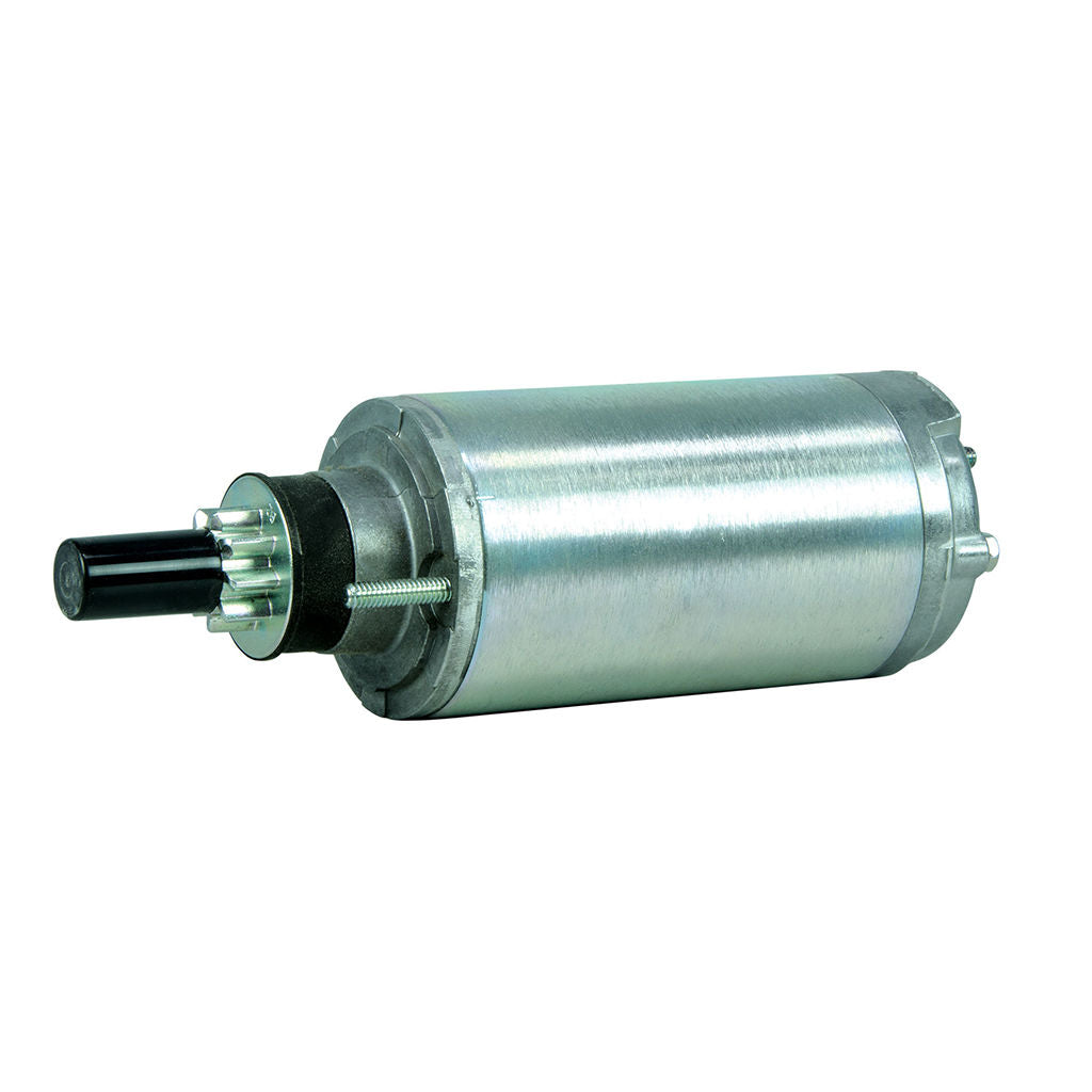 Kohler replacement electric starter motor with 9-tooth pinion, SKU KOH5209813-S, shown as a cylindrical metal unit
