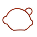 LONCIN air cleaner gasket LON170430136-T381 for LC1P91F and LC1P96F engines, flat sealing gasket shown on white background