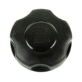 LONCIN fuel cap assembly LON170870118-T116 for G200F(D)A and G210F(D)A engines, showing black plastic fuel tank cap