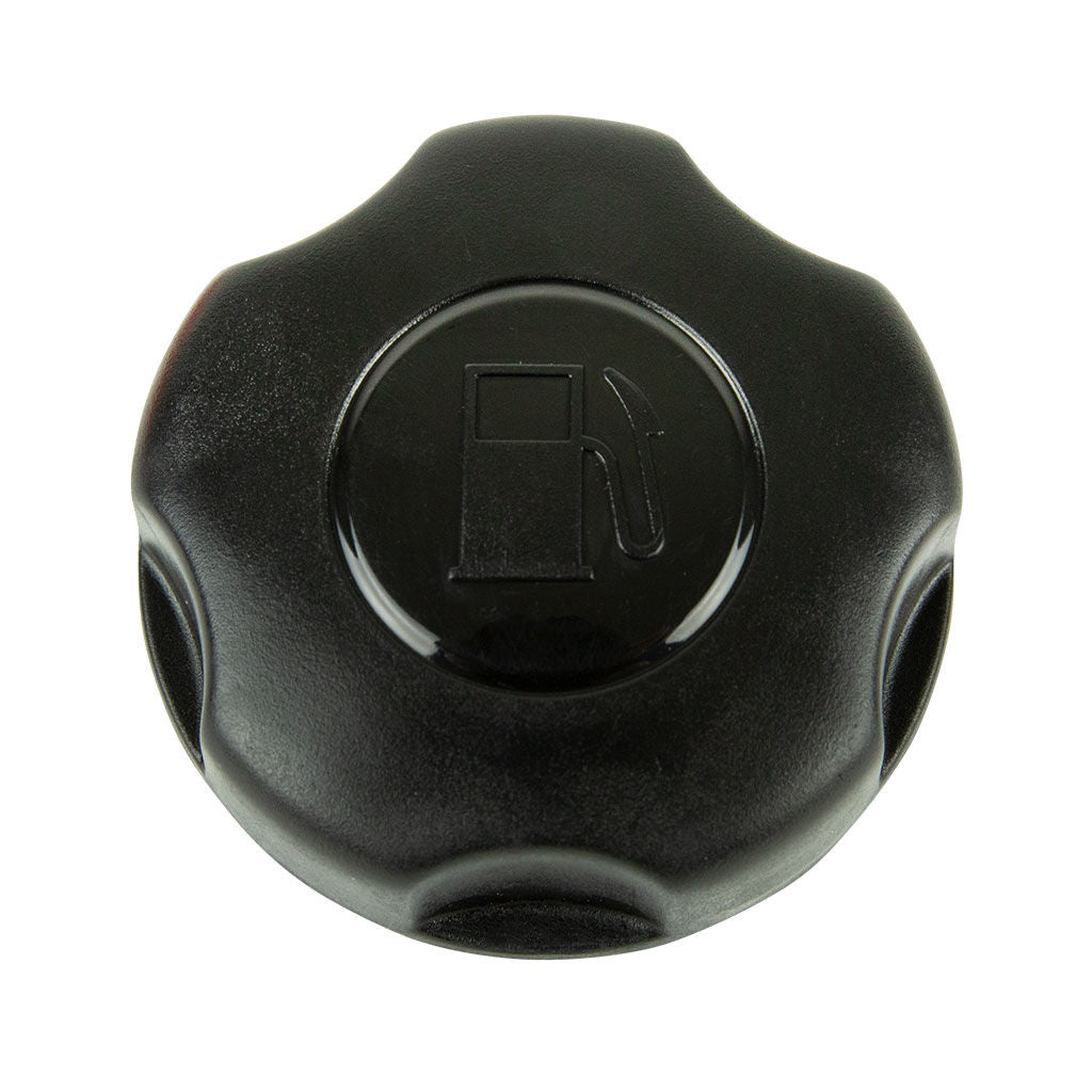 LONCIN fuel cap assembly LON170870118-T116 for G200F(D)A and G210F(D)A engines, showing black plastic fuel tank cap
