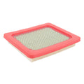 Genuine Loncin paper air filter element, SKU LON180130347-0001, pleated paper media in filter housing