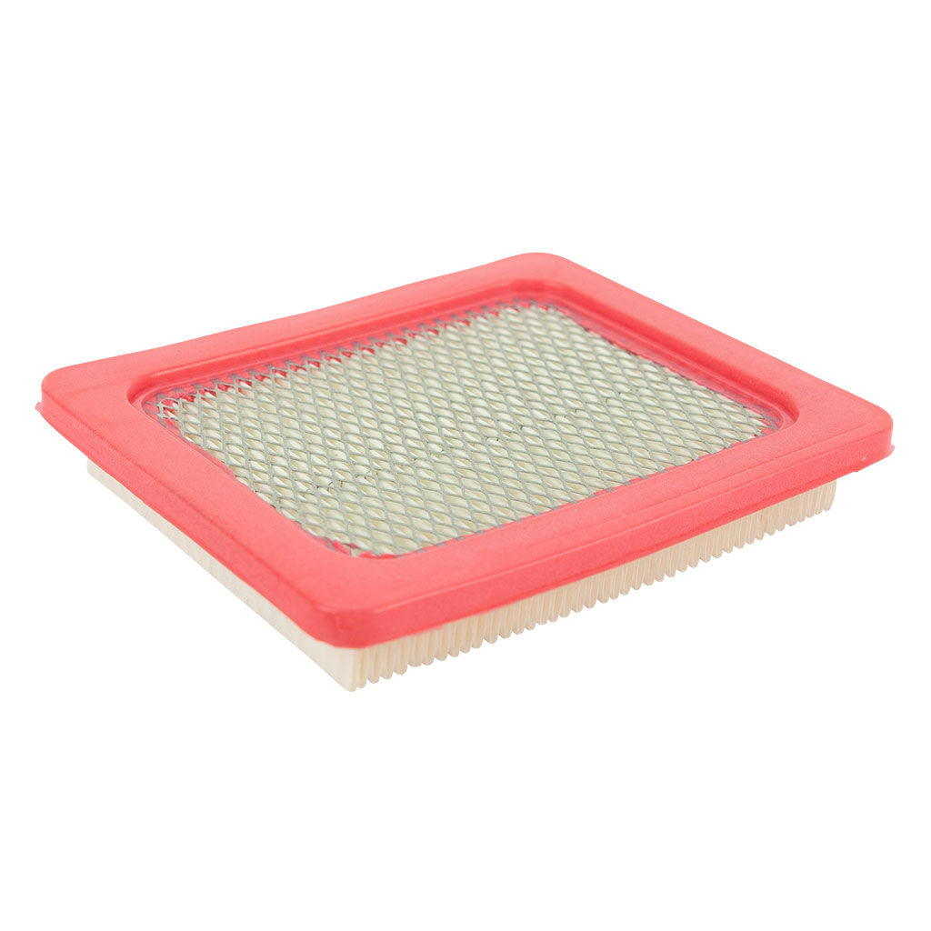 Genuine Loncin paper air filter element, SKU LON180130347-0001, pleated paper media in filter housing