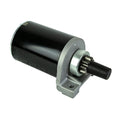 LONCIN starter motor for LC2P73F-A and TRE586VA engines, SKU LON270360154-0002, cylindrical metal part with mounting flange