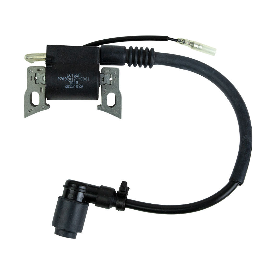 LONCIN ignition coil assembly for LC152F 97cc engine, SKU LON270920171-T010, showing coil body and lead