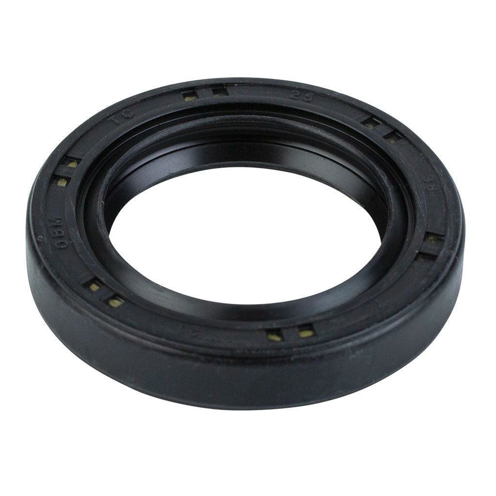 LONCIN oil seal 25x38x7 mm, SKU LON380650335-0001, black rubber ring seal for engine repair.