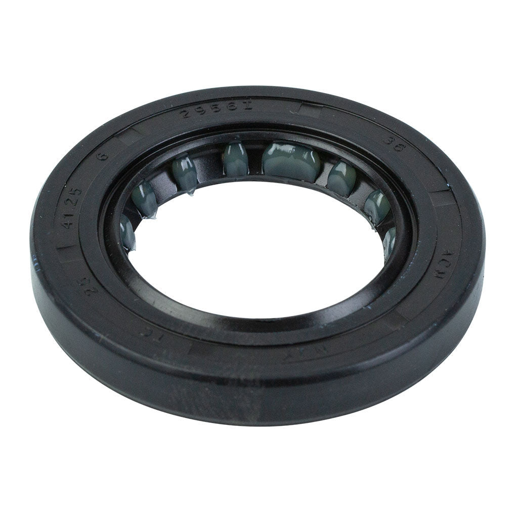 LONCIN oil seal 25 x 41.25 x 6 mm, SKU LON380650344-T040, round black rubber seal with central bore