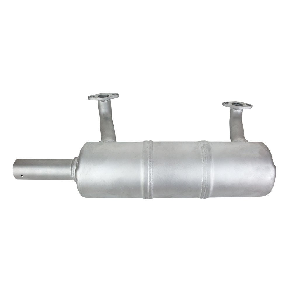 Gaspaes MUF8674 left hand outlet muffler for Kawasaki ZTR mower engines, metal exhaust component