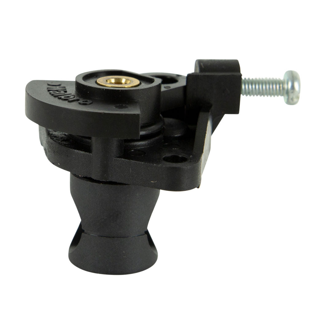 Genuine Walbro throttle valve, SKU OMK34-591-1, small metal carburettor component.