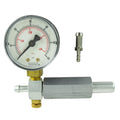 OREGON OMK57-11-1 pressure gauge with dial and fitting, product photo.