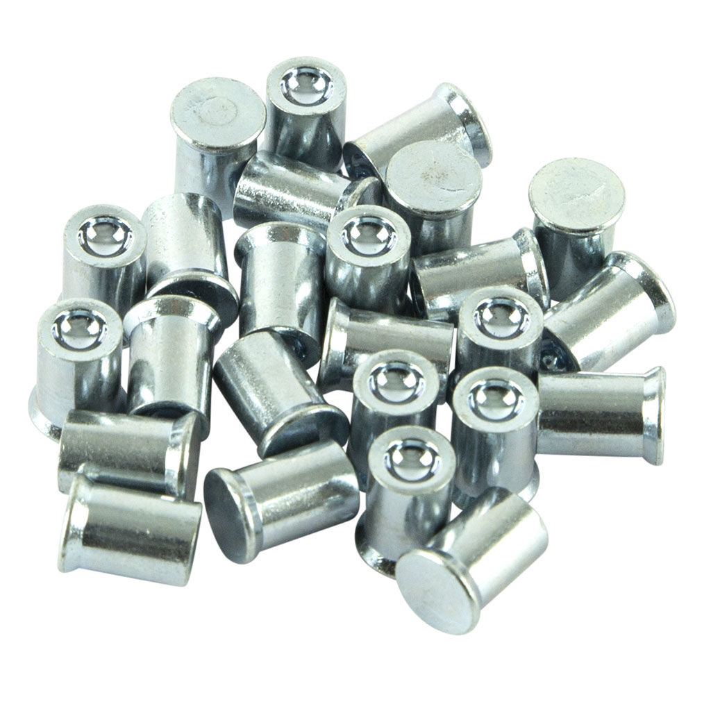 Pack of 25 Harvester replacement rivets, SKU OMK578147, for chainsaw bar and chain maintenance