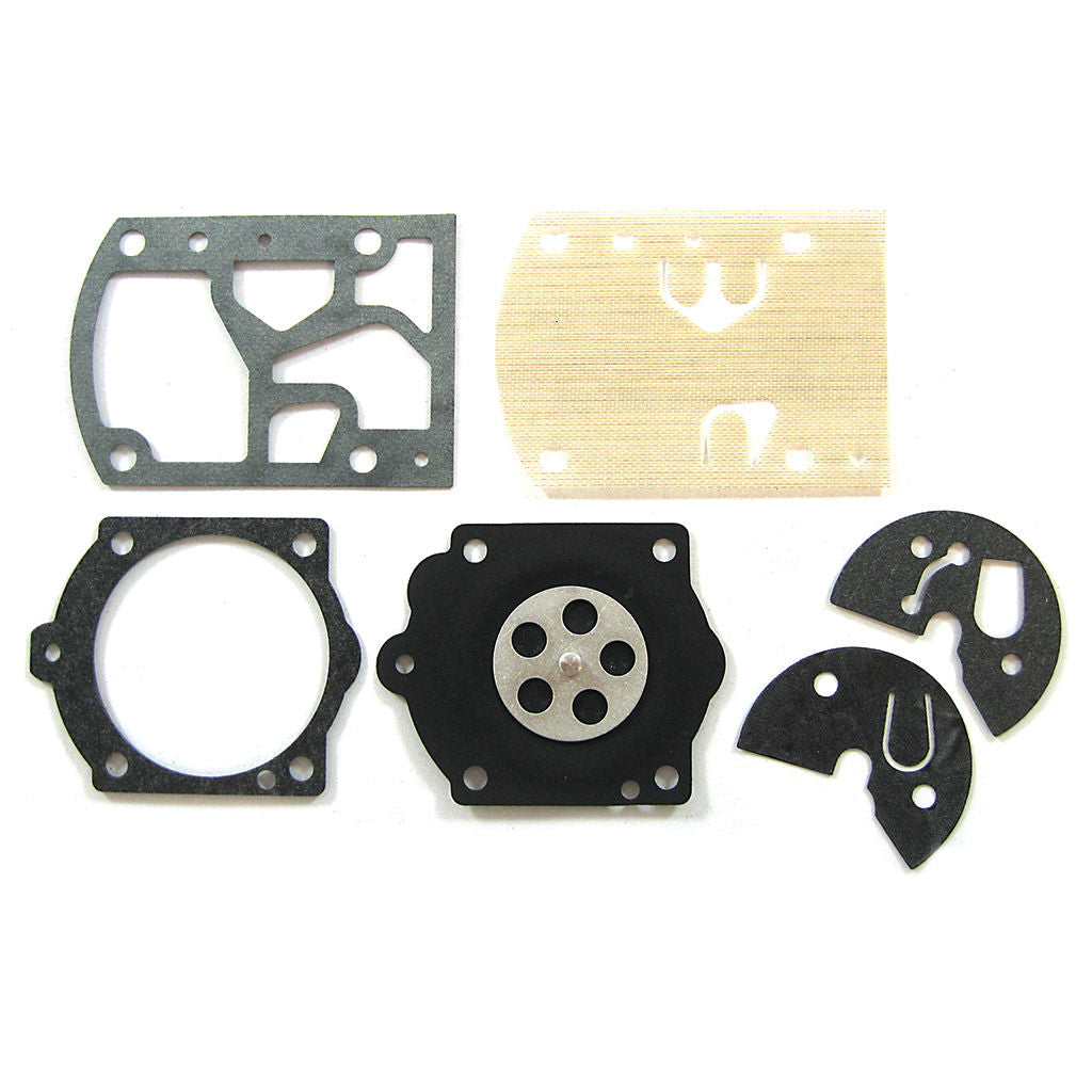 OREGON OMKD13-WB diaphragm and gasket kit for Walbro-style carburettors, showing gaskets and diaphragm components