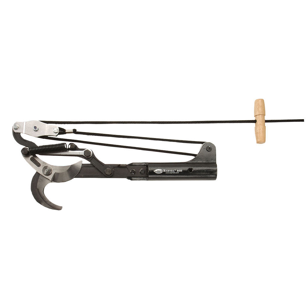 Barnel USA forged by-pass pole pruner head PRNB555, 16.5 inch 420mm, showing forged cutting head and blade