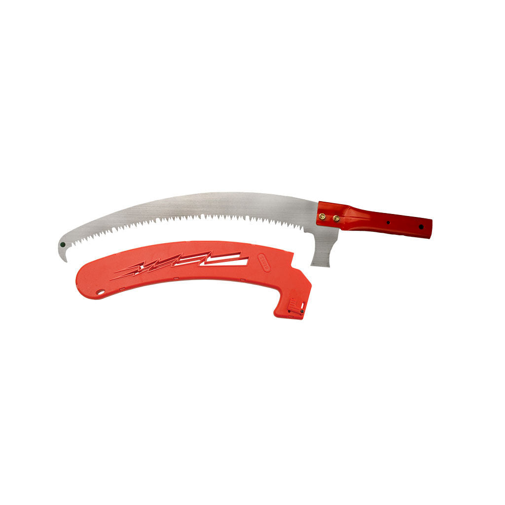 Barnel USA curved pole saw blade head with locking sheath, 17 inch blade, SKU PRNZ555+S