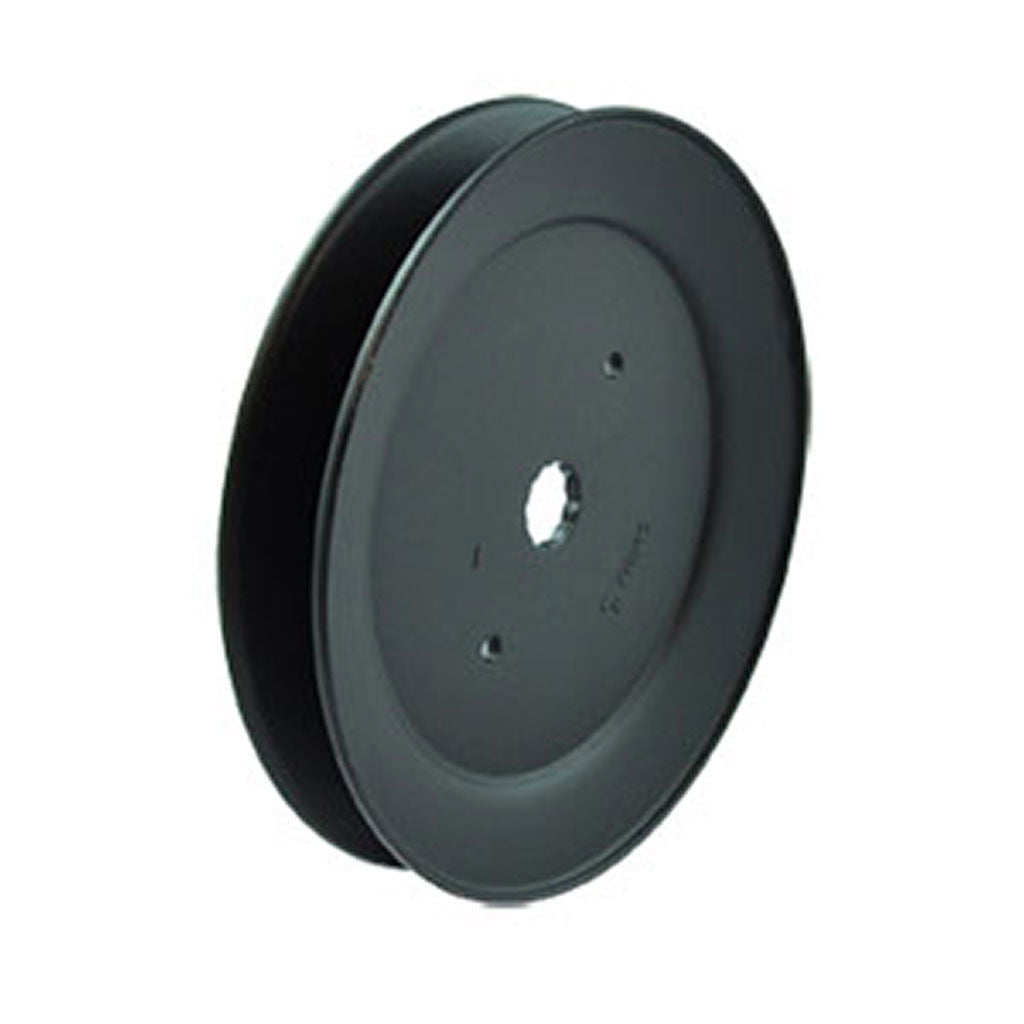 PUL7458 spindle pulley for 42 inch Craftsman and Husqvarna mower decks, 5-1/2 inch diameter with splined centre hole