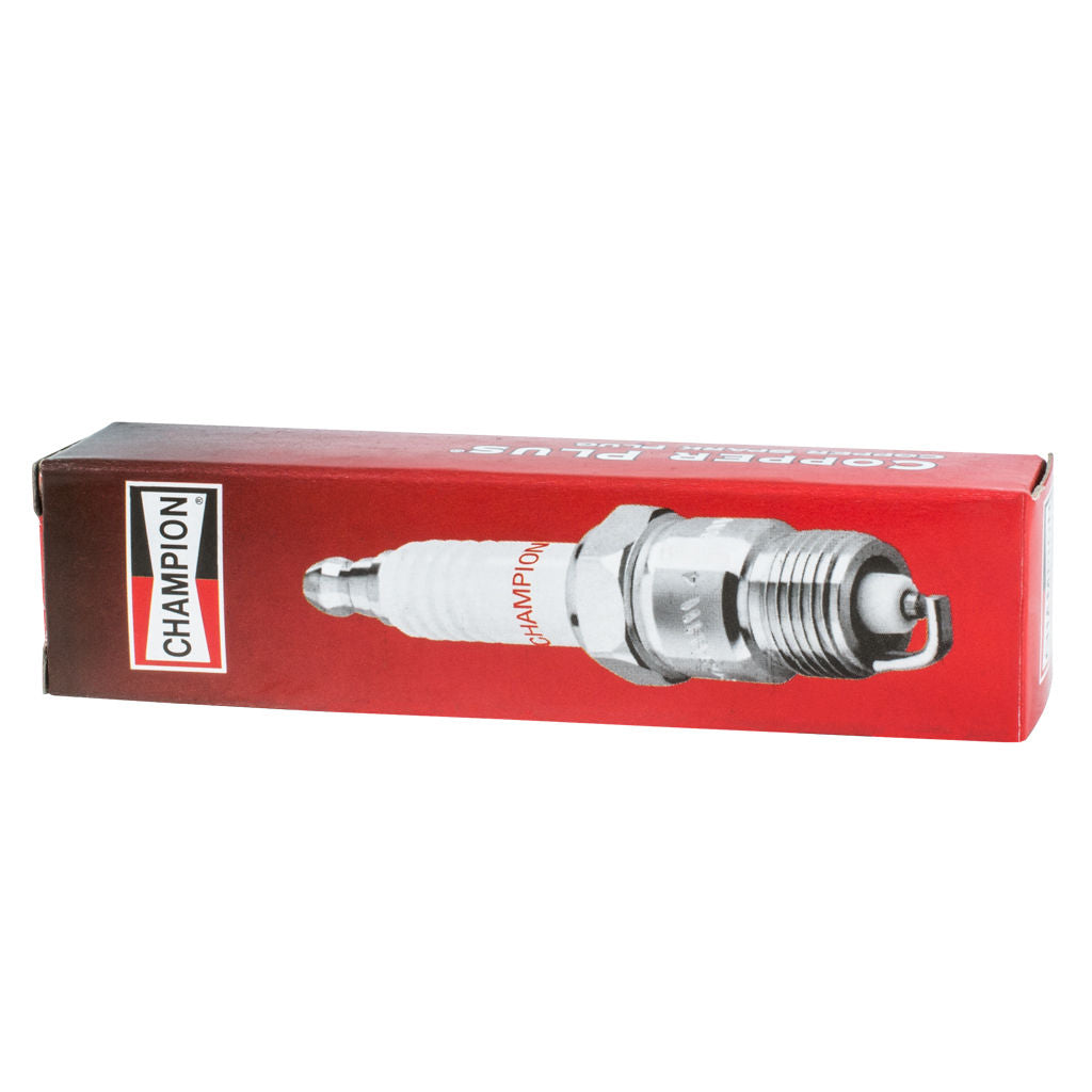 Champion XC92YC spark plug #980, SKU SPKXC92YC, metal threaded ignition plug with ceramic insulator