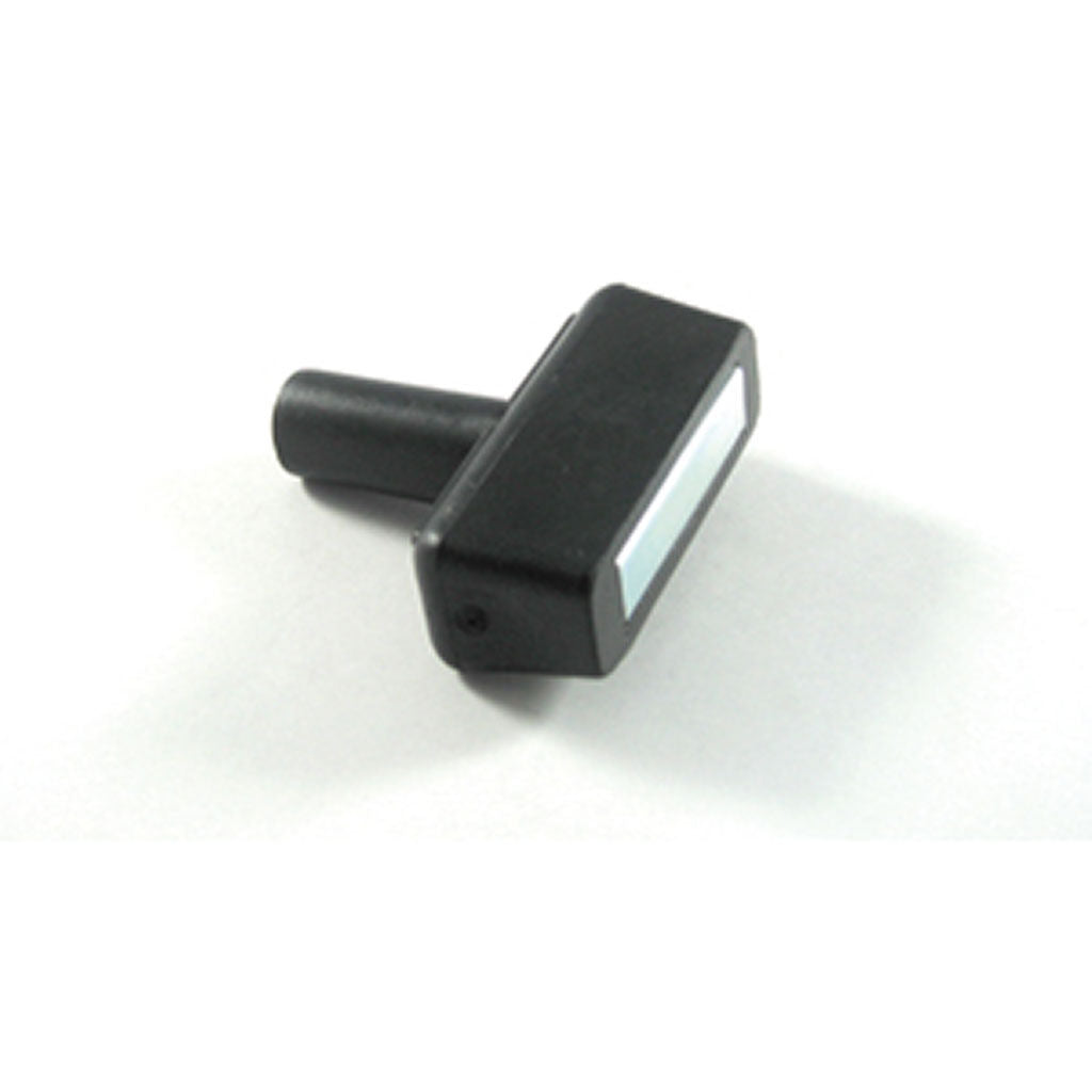 Rubber starter handle with insert for Tecumseh engines, SKU STR985, showing black grip and rope insert