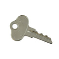 Full metal ignition key for Gravely and John Deere equipment, SKU SWT7595, shown on a plain background