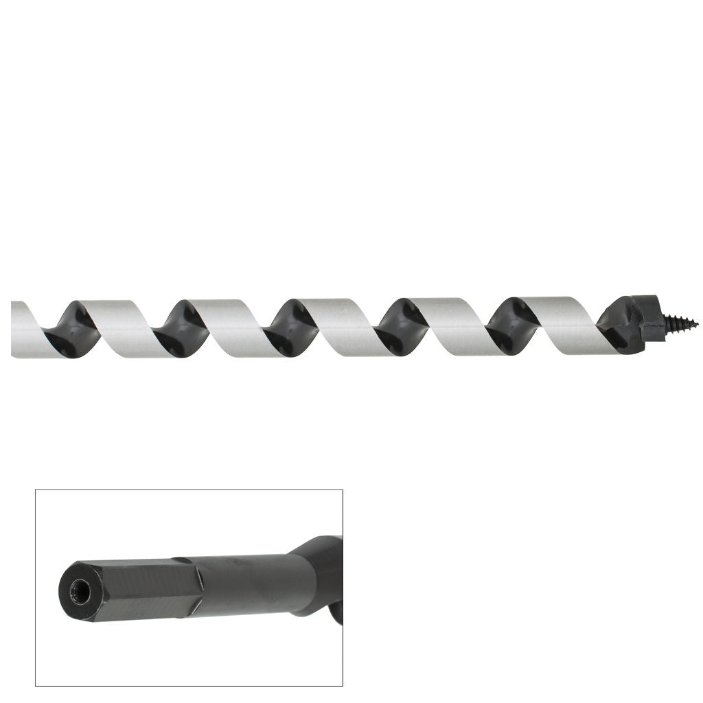 Gaspaes wood auger bit 11/16 inch 18mm diameter 12 inch 305mm length, SKU TOL996470