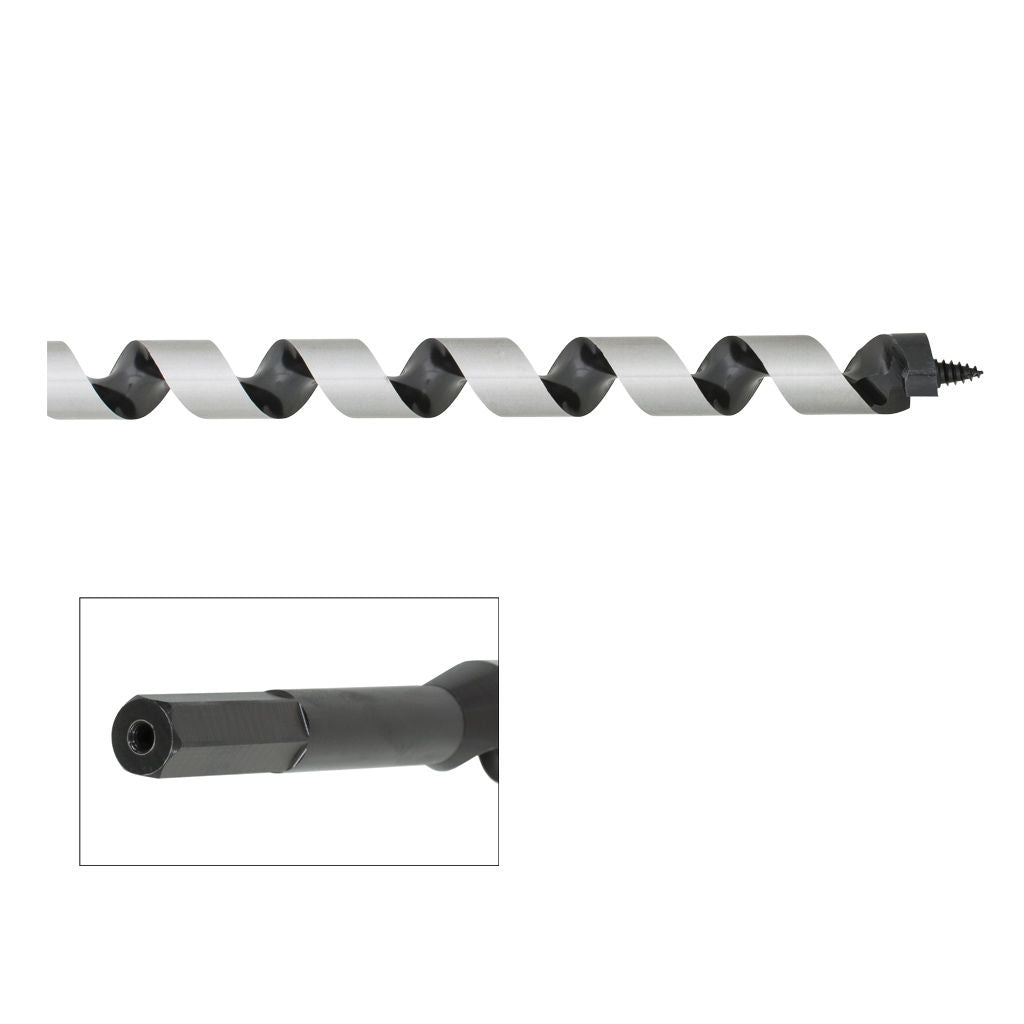 GASPARES wood auger bit 3/4 inch 19mm diameter 12 inch 305mm length, SKU TOL996475