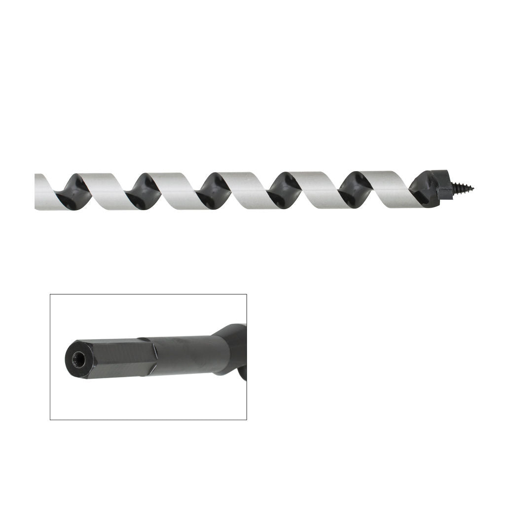Gaspaes wood auger bit, 7/8 inch (22mm) diameter x 12 inch (305mm) long, SKU TOL996480