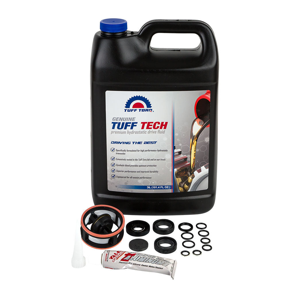 GASPARES transmission seal kit including oil, SKU TTT1A646098240, showing seals and oil container for 46, K46, T40A and T40J