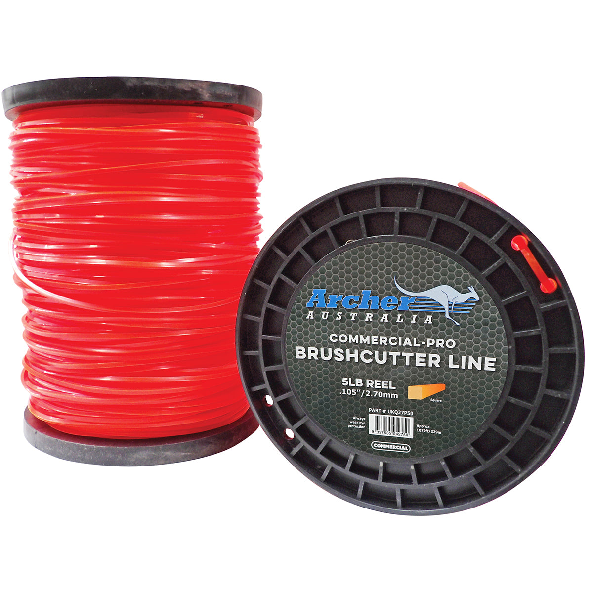 Archer Commercial-Pro 2.70 mm / .105" Square Nylon Line By Jakmax - featured image