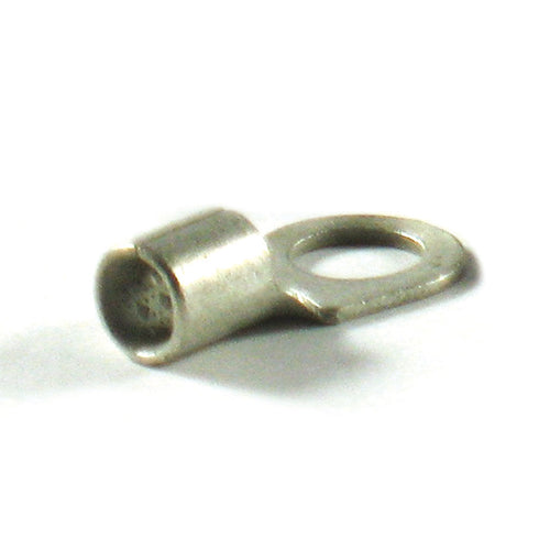 GA BAT407 battery terminal for 4 gauge cable with 3/8 inch 9mm stud shown as a single metal terminal