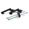 GA BAT5413 battery hold kit showing hold down clamps, two threaded rods, nylon wing nuts and washers