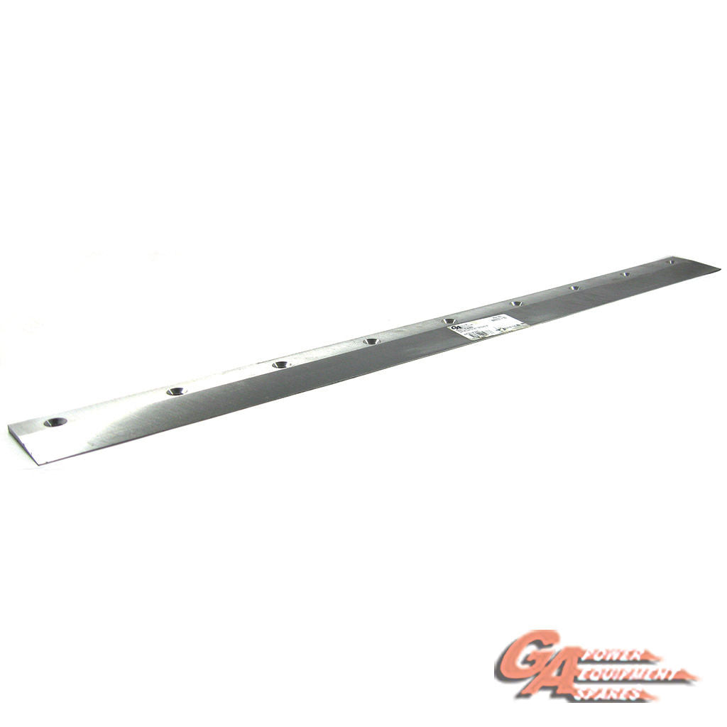 Scott Bonnar 30 inch Queen bottom blade, SKU BBI9127+35, 762mm long steel bedknife with 9 mounting holes